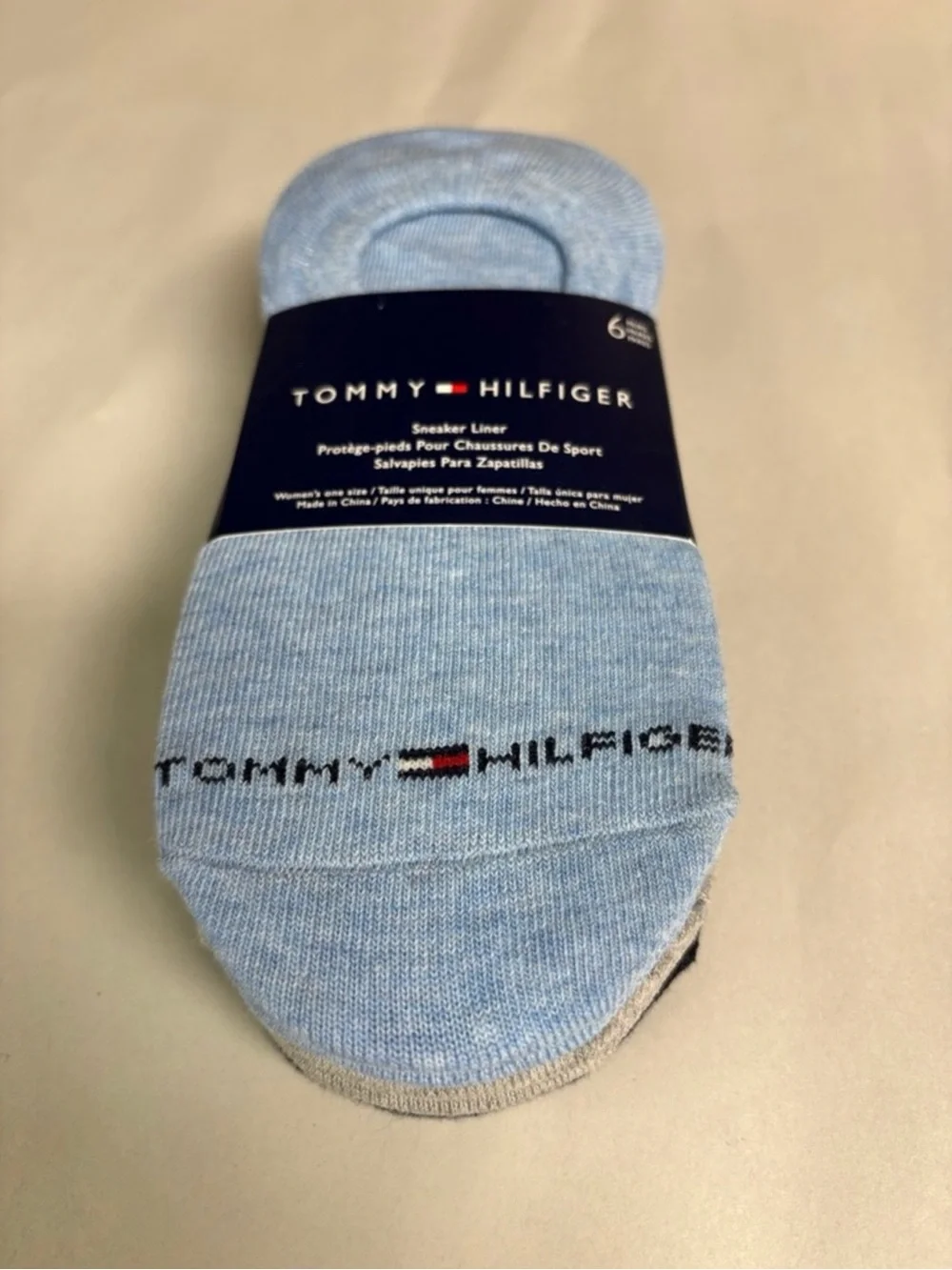 New Tommy Hilfiger Socks Women’s 6 Pair Sneaker Liner Casual Activewear Preppy